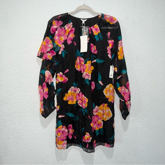 Joie Kriston Silk Floral Print Mini Dress Size Small - Picture 2 of 9